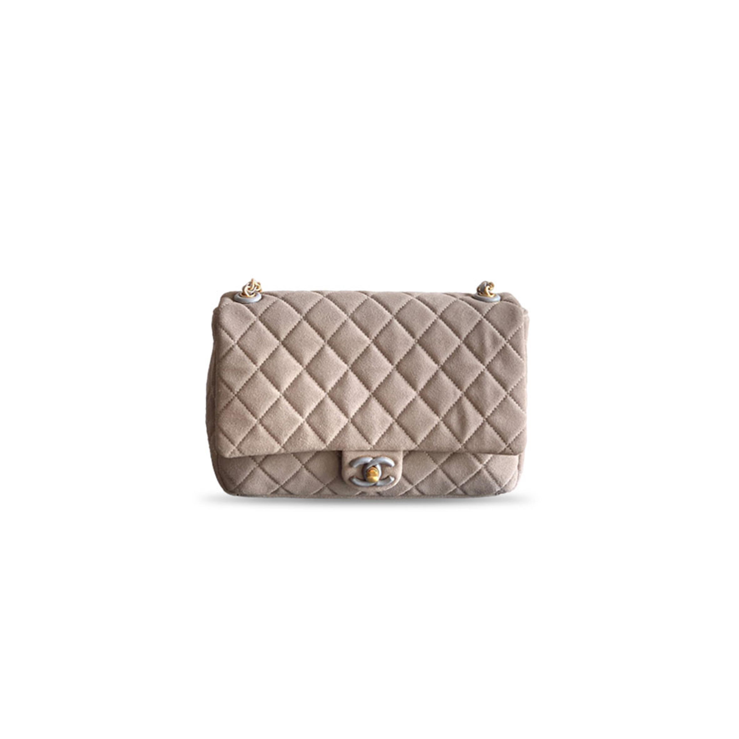Ch**el 26c suede cf large bag as5989 (26*18*7cm)